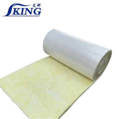 Glass wool with white polypropylene